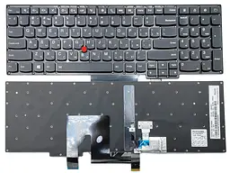 Клавіатура для Lenovo Thinkpad S5 S531 S540 S5-S531 (RU Black з підсвічуванням) Оригінал.