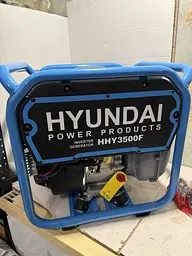 Інверторний бензиновий генератор HYUNDAI HHY3500F (3.0/3.5 кВт) - мініатюра 3