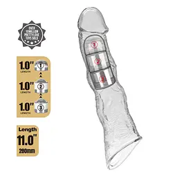 Подовжуюча насадка на член Pretty Love Extension Penis Sleeve, +7.5 см - мініатюра 1