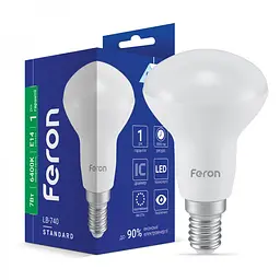 Лампа світлодіодна Feron LB-740 R50 E14 230V 7 Вт 6400K (25984)