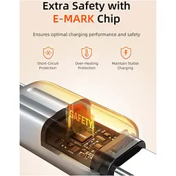 Дата кабель USB-C to USB-C 2.0m PD240W Cabletime (CA915736) - мініатюра 2
