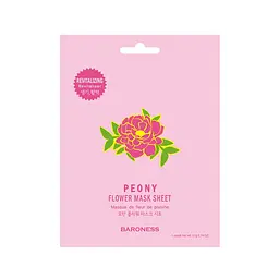 Тканинна маска з екстрактом квітів півонії Baroness Peony flower mask sheet