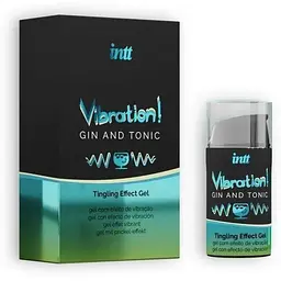 Рідкий вібратор Intt Vibration Gin Tonic 15 мл з ароматом джину та тоніка діє до 30 хвилин - мініатюра 3