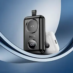 УМБ Hoco J137 Power bank with iWatch charger 2500mAh білий - мініатюра 2