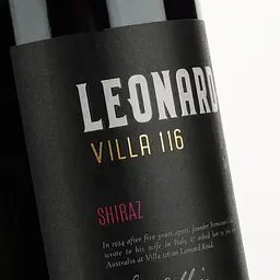 Вино Calabria Family Wines Leonard Road Shiraz, червоне, сухе, 0,75 л - мініатюра 3