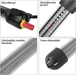 Нагрівач для акваріума FEDOUR hp-608 300w на 100-220 л - мініатюра 6