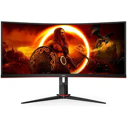 Монітор AOC 34" CU34G2XP/BK Black/Red teh0022223