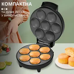 Кексниця для випікання маффінів Sokany SK-08004 з антипригарним покриттям, сталь - мініатюра 4