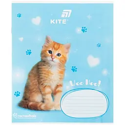 Зошит  Kite RH в косу лінію 12 аркушів блакитний 