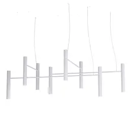 Люстра Tube chandelier, PikArt арт. 5299 Білий Комплект: 100 см+120 см+150 см+200 см