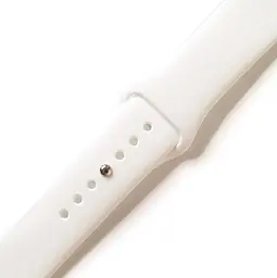 Силіконовий ремінець Watchbands для Apple Watch 38mm Розмір SM білий (WB101WHITE38SM) - мініатюра 2