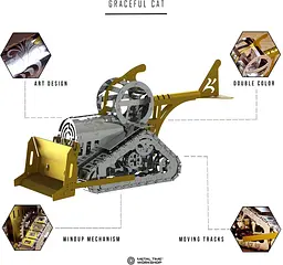 Коллекцiйна модель Metal Time Graceful CAT MT073 - мініатюра 3