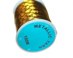 Люрекс ≈100 м/≈0.1 мм 1 шт. золотий - мініатюра 3