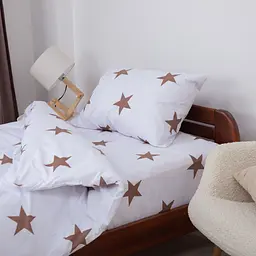 Комплект постільної білизни ТЕП Soft dreams Зірки підлітковий какао (2-04191_29908) - мініатюра 6