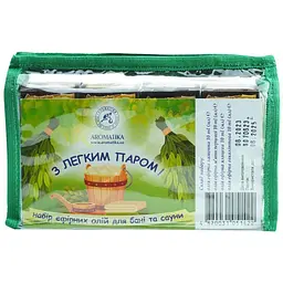 Набір для сауни (ялиця, лимон, м'ята, евкаліпт) 3301909000 (4820031051422)
