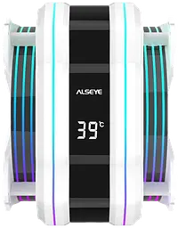 Повітряне охолодження Alseye M120D-W-Plus II ARGB White (AS.01.01.0051) - мініатюра 2