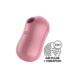 Стимулятор Satisfyer Cotton Candy Light Red Милий вакуумний, 8.6х4.2 см рожевий - мініатюра 6