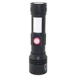 Ліхтар Quantum Adept 10W LED zoom +COB з USB+ Li-ion18650/2600mAh (QM-FL1031-18650/2600) - мініатюра 6