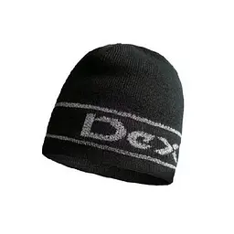 Шапка водонепроникна DexShell Beanie Reflective Logo чорна з лого L/XL 58-60 см - мініатюра 2
