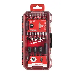 Набір біт SHOCKWAVE PACKOUT MILWAUKEE 35 шт пластиковий кейс - мініатюра 4