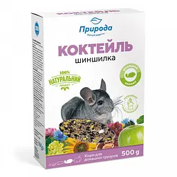 Корм Природа Коктейль для гризунів Шиншилка 500г арт.PR740047