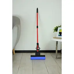 Швабра Idea Home DS-1311 Blue-Red 110 см (DS-1311  Double roller Blue-Red) - мініатюра 2