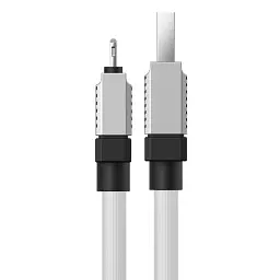 Кабель Baseus CoolPlay Series Fast Charging Cable USB to Lightning 2.4A 2m CAKW000502 White - мініатюра 3