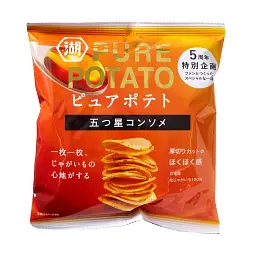Чіпси Koikeya Pure Potato Chips Consommé, 52г