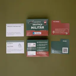 Картки для вивчення німецької мови English Student. Deutsch Militar - мініатюра 3