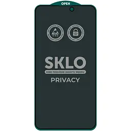 Захисне скло SKLO 5D Privacy (тех.пак) для Apple iPhone 16 Pro (6.3) Чорний