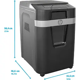 Шредер HP Pro Shredder Auto 200CC Black (2820) [159570] - мініатюра 6