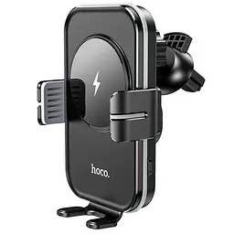 Холдер Hoco CA80 Black (Wireless Charger) - мініатюра 5