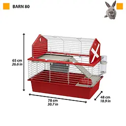 Клітка Ferpalst Barn 80 для кроликів - мініатюра 8