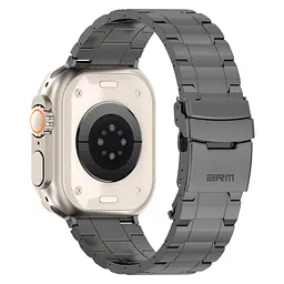Ремінець ArmorStandart Metal для Apple Watch 49/46/45/44/42 (Series 1-3) Grey (ARM88952) - мініатюра 2
