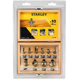Набір фрез Stanley TCT 8 мм, 10 шт. (STA80020) - мініатюра 2