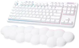 Клавіатура бездротова Logitech G715 Linear RGB White (920-010692) - мініатюра 2