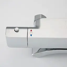 Душова система з термостатом Gappo G2407-40, вилив - перемикач на лійку, хром, Хром - мініатюра 4