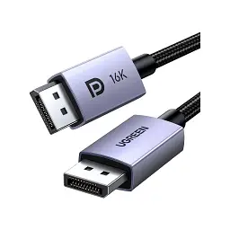 Кабель мультимедійний DisplayPort M to DisplayPort M 3.0m 16K DP118 black Ugreen (25862)