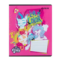 Зошит Kite My Little Pony 12 аркушів, лінія (LP24-234), в асортименті - мініатюра 5