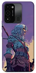 TPU чехол Demsky The witcher ciri для TECNO Spark 8C