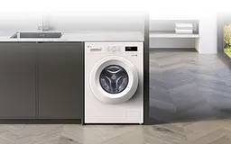 Пральна машина LG фронтальна, 7кг, 1200, A+++, 44см, дисплей, пара, інвертор, білий (F2Y1HS3W) - мініатюра 3