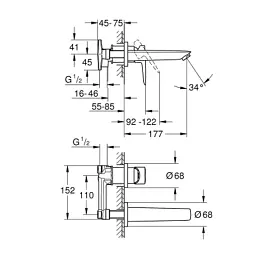 Змішувач Grohe BauLoop New (20289001) - мініатюра 5