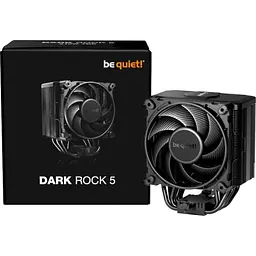 Кулер для процесора Dark Rock 5, Black, алюміній/мідь, 1x120 мм be quiet! teh0027841 - мініатюра 6
