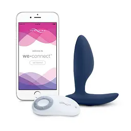 Анальна смарт-вібропробка We-Vibe Ditto Moonlight Blue з пультом ДК - мініатюра 1