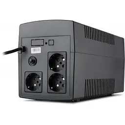 Пристрій безперебійного живлення Vinga LCD 1200VA plastic case (VPC-1200P) - мініатюра 4
