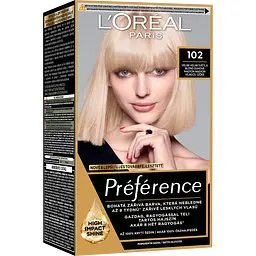 Стійка фарба для волосся L'Oreal Paris Preference 102 Extra Light Pearl Blonde 174 мл