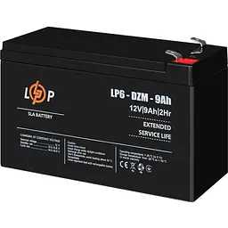 Акумулятор LogicPower AGM 6-DZM 12V/9Ah/108Wh [12654] [109291]