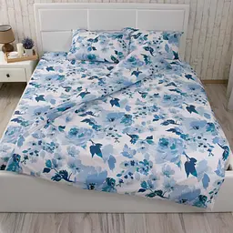 Комплект постільної білизни Руно подвійний "Blue flowers" бязь 655.114_Blue flowers - мініатюра 3