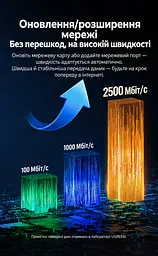 Мережевий адаптер Ethernet UGREEN CM648 зовнішня мережева карта штекер USB-A 3.0 на порт RJ45 до 2,5 Гбіт/с автоузгодження швидкості з підтримкою мереж 10/100/1000 Мбіт/с для Windows і macOS та Linux Wake-on-LAN за ввімкнення функції в BIOS LED-індикація підключення й активності живлення від USB без окремого блока живлення Auto MDI-X захист від короткого замикання та імпульсних перенапруг алюмінієвий корпус для відведення тепла контролер RTL8156BG космічний сірий (25051) - мініатюра 14