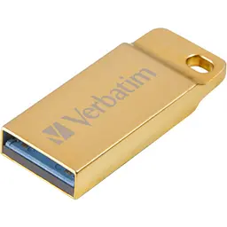 USB флеш накопичувач Verbatim 64GB Metal Executive Gold USB 3.0 (99106) - мініатюра 2